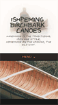 Mobile Screenshot of birchbark-canoes.com